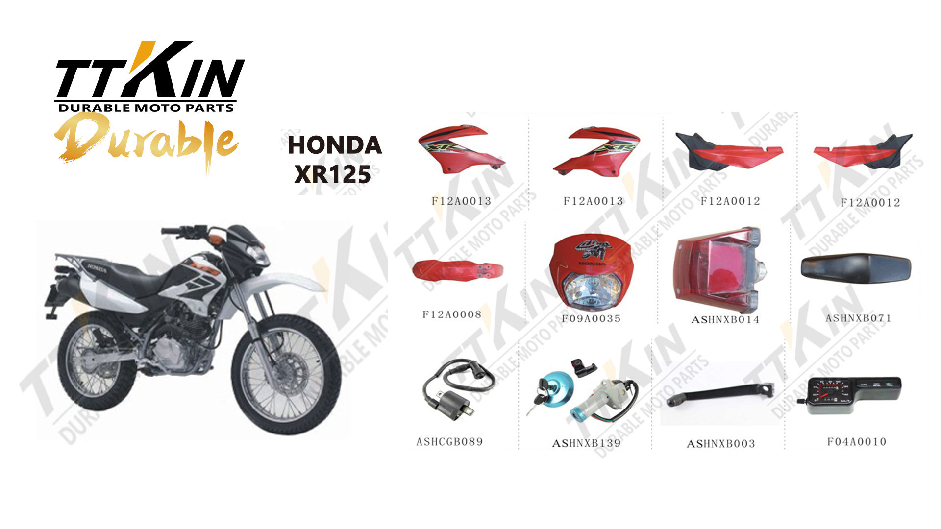 Discover the HONDA XR125 Motorcycle Spare Parts: Performance